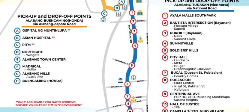 COVID-19 Crisis: Muntinlupa City Government announces designated PUV stops as LTFRB eyes resumption of traditional&nbsp;jeeps