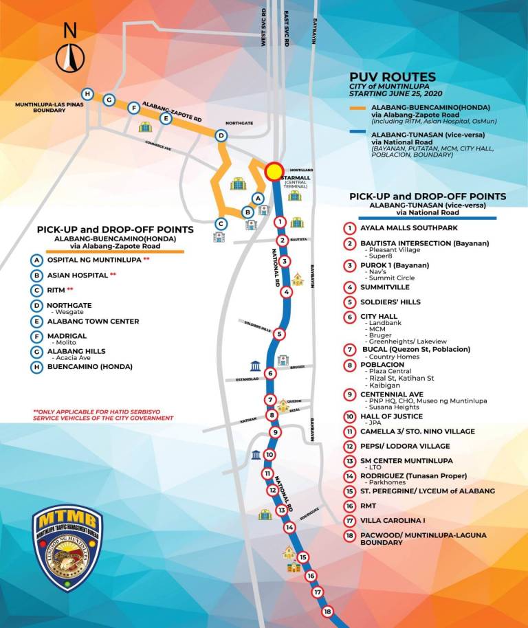 Designated PUV Stops