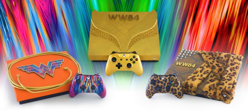 Wonder Woman 1984-themed Xbox One X game consoles announced and a movie-related comic book is coming!