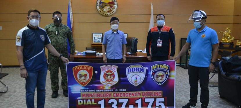 Muntinlupa City Hotline 137-175 for centralized quick emergency response officially&nbsp;launched