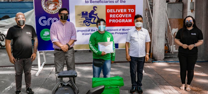 Muntinlupa City launches ‘Deliver to Recover Program’ with Grab Philippines, 500 drivers to receive additional stimulus&nbsp;package