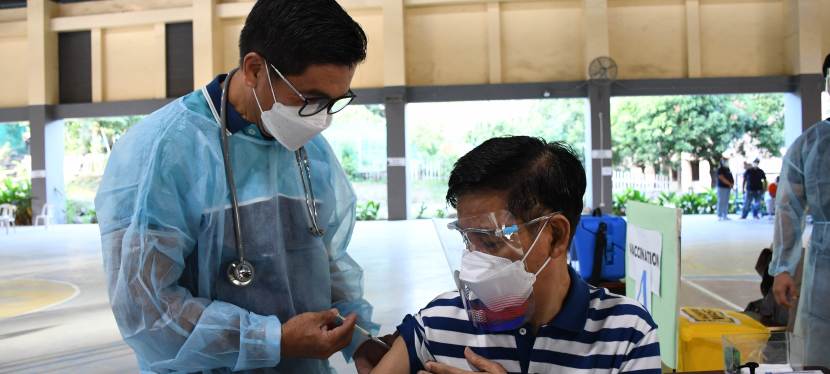 COVID-19 Crisis: Muntinlupa holds COVID-19 vaccination simulation, eyes schools as vaccination&nbsp;centers