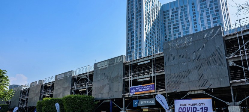 COVID-19 Crisis: Muntinlupa City opens third major vaccination hub at Filinvest Alabang
