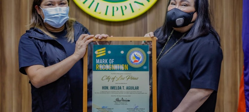 Las Piñas City Mayor Aguilar honored by RPOC-NCR