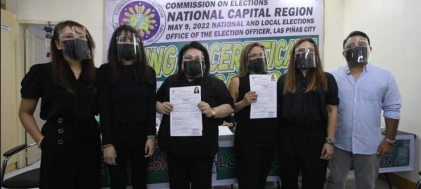 Las Piñas City Mayor Imelda Aguilar files COC aiming for 3rd term, incumbent Vice Mayor Aguilar-Nery running for 2nd&nbsp;term