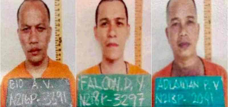 Three prisoners on the loose after escaping from New Bilibid Prison (NBP)