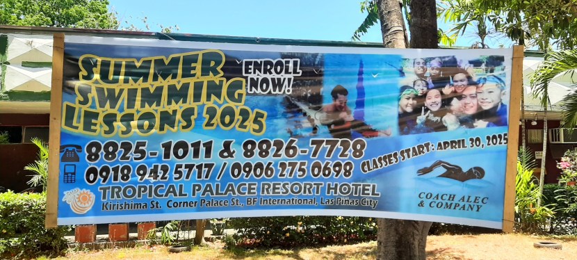 Summer Swimming Lessons 2025 at Tropical Palace Resort Hotel to start on April&nbsp;30