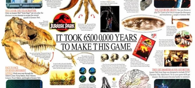 Retro Gaming Ads Blast – Part 41 (Jurassic Park Special)