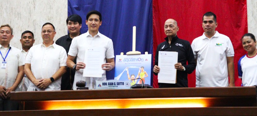 MOU For May 17 National Age Group Aquathlon (NAGA) Formally Signed In Quezon&nbsp;City